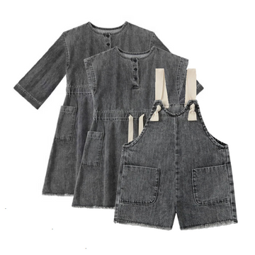Spring/Summer Denim Collection Family Dress Set - Twinning Joy