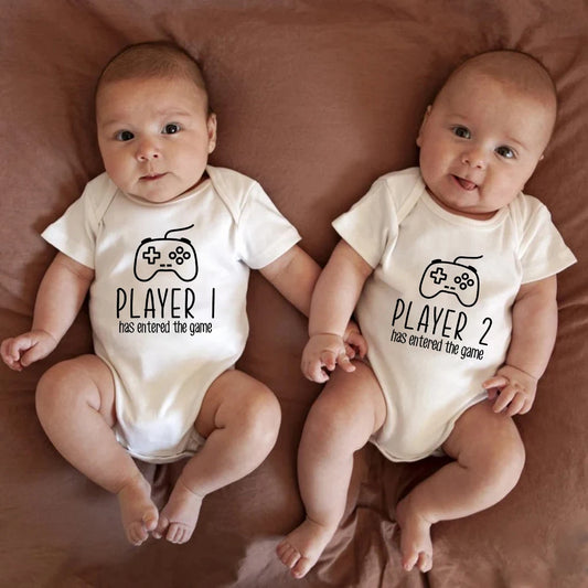 Funny Twin Baby Onesies