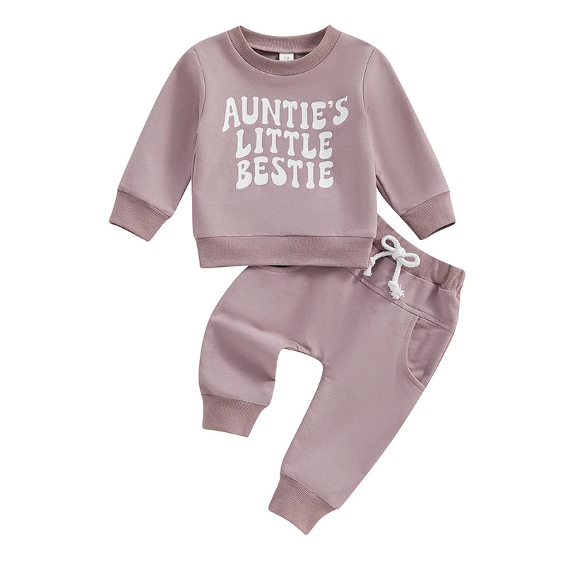 Toddler Girls 2-Piece Sweatshirt & Pants Set